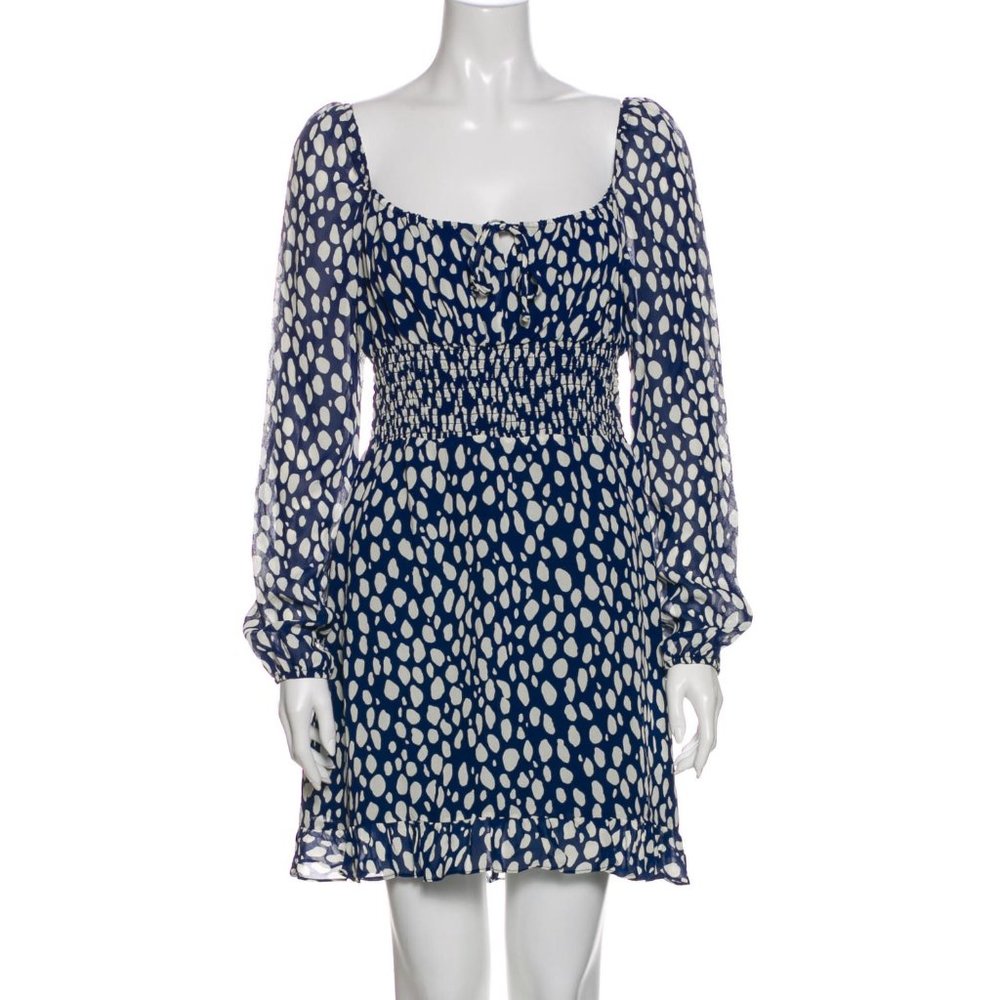 Reformation Long Sleeve Blue Dress [Size 10]